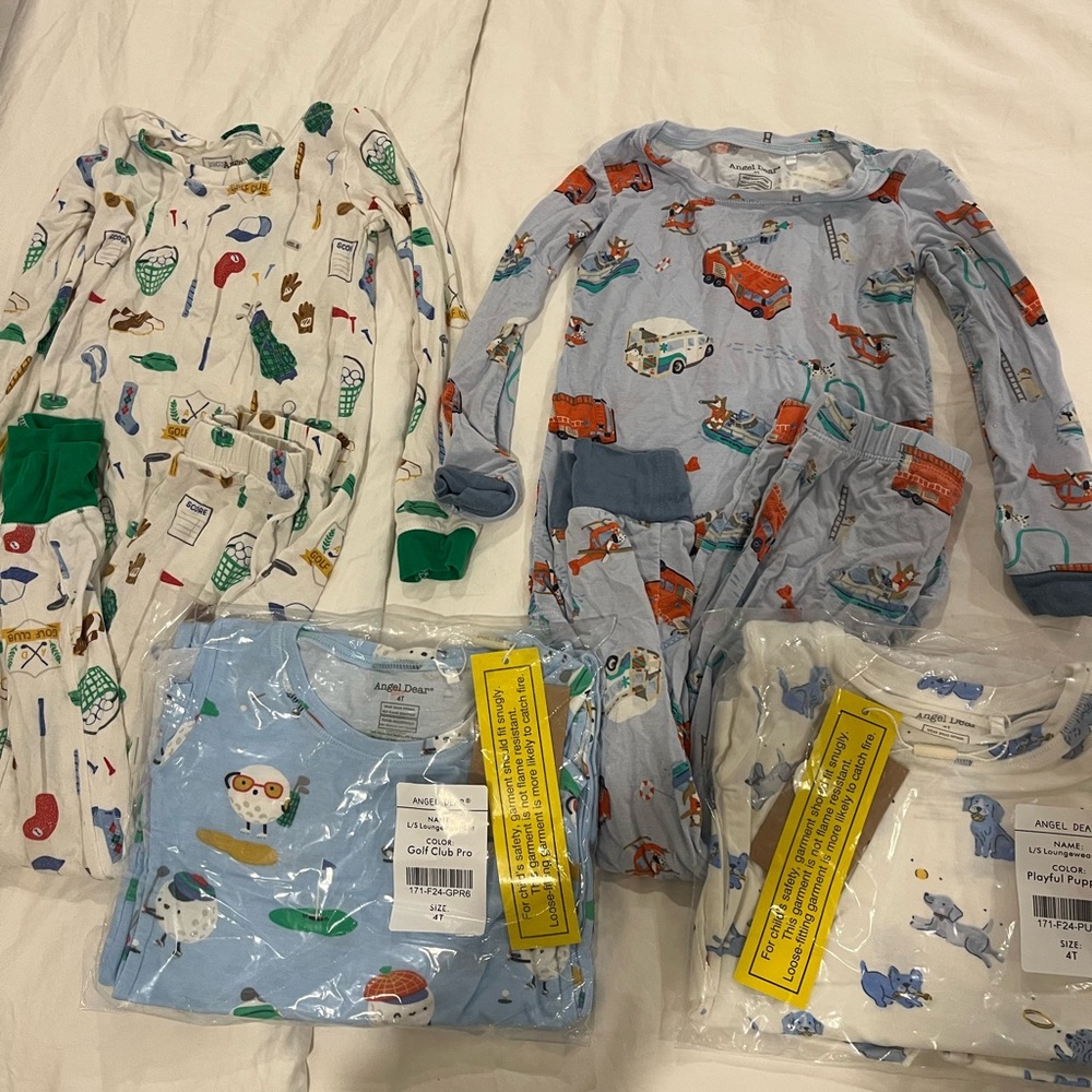 Angel Dear Long Sleeve Pajamas 4T